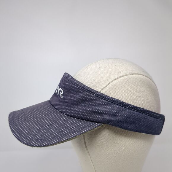 TYR Sport Slideback Sun Visor Cap Blue One Size Adjustable Embroidered Polyester - Picture 3 of 7